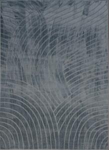 BE Koberec Zen Garden Collection 2402 BLUE - modrý obdélníkový Rozměr: 140x190 cm