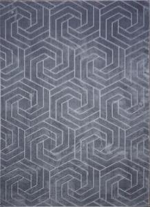 BE Koberec Zen Garden Collection 2401 GREY - šedý obdélníkový Rozměr: 60x100 cm