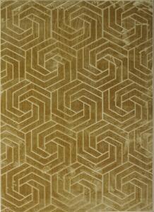 BE Koberec Zen Garden Collection 2401 YELLOW - žlutý obdélníkový Rozměr: 60x100 cm