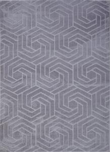 BE Koberec Zen Garden Collection 2401 LILA - šedý obdélníkový Rozměr: 60x100 cm