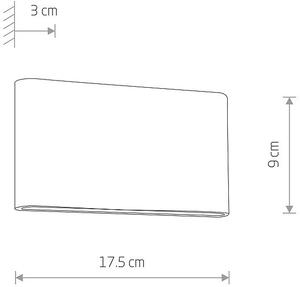 Nowodvorski Lighting Semi nástěnné svítidlo 2x5 W mosaz 11366
