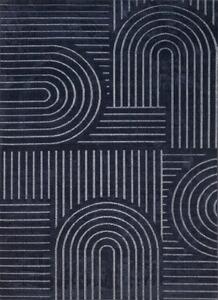 BE Koberec Zen Garden Collection 2405 NAVY - tmavě modrý obdélníkový Rozměr: 80x150 cm
