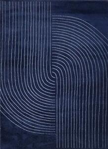 BE Koberec Zen Garden Collection 2403 NAVY - tmavě modrý obdélníkový Rozměr: 60x100 cm
