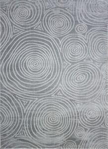 BE Koberec Zen Garden Collection 2404 GREY - šedý obdélníkový Rozměr: 200x290 cm