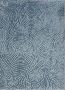BE Koberec Zen Garden Collection 2404 BLUE - modrý obdélníkový Rozměr: 80x150 cm