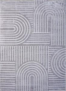 BE Koberec Zen Garden Collection 2405 LILA - šedý obdélníkový Rozměr: 60x100 cm