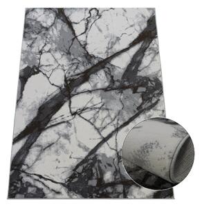BE Koberec Lotus 9302 GREY - šedý obdélníkový Rozměr: 40x60 cm