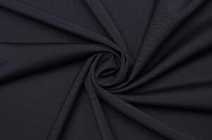 Kostýmová směsová vlna elastická - Temně modrá