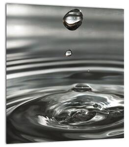 Obraz kapky vody (30x30 cm)