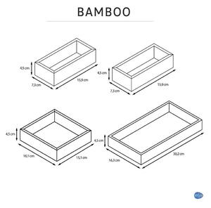 Senseo XL - Bambusový organizér, vložka do zásuvky, BAMBUS SENSEA (30x16)