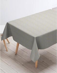 Ubrus s metalickými geometrickými vzory světle šedá 140x140 cm