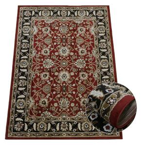 BE Koberec Lotus 9305 RED - červený obdélníkový Rozměr: 40x60 cm