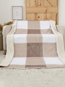 MK Lůžkoviny Beránková deka mikroplyš Exclusive 150 × 200 cm – Mark cappuccino