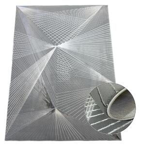 BE Koberec Allianz 6305 GREY - šedý obdélníkový Rozměr: 60x100 cm