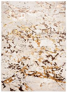 Chemex Moderní koberec Golden - abstrakt 1 - krémový/zlatý Rozměr koberce: 200x300 cm