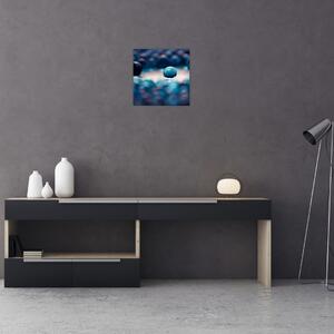 Obraz - Modré kuličky (30x30 cm)