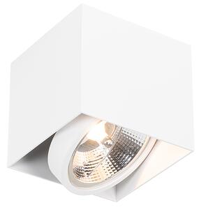 Designový bodový bílý čtverec AR111 - Box