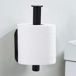 ViaDomo Via Domo - Držák na toaletní papír Prezioso - černá - 15x9,5x3 cm