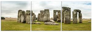 Obraz na plátně - Stonehenge - panoráma 506B (90x30 cm)