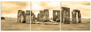Obraz na plátně - Stonehenge - panoráma... 506FB (90x30 cm)