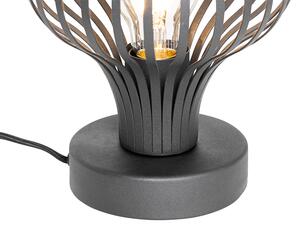 Moderní stolní lampa černá - Sapphira