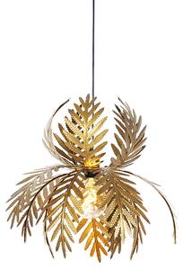 Vintage závěsná lampa zlatá - Botanica