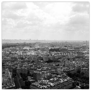 Obraz - Střechy domů v Paříži (30x30 cm)