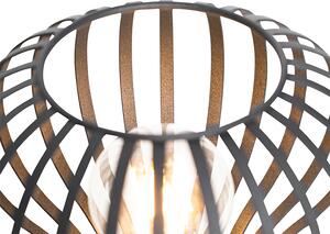 Moderní stolní lampa černá - Sapphira