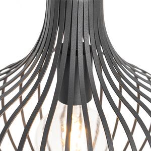 Moderní závěsná lampa černá 3-světelná - Sapphira