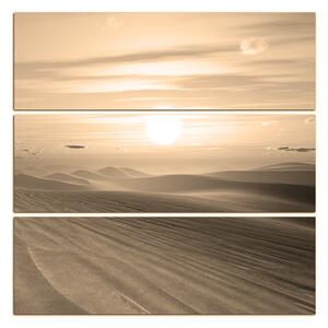 Obraz na plátně - Pouštní západ slunce - čtverec. 3917FD (60x60 cm)