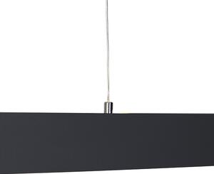 Závěsná lampa tmavě šedá včetně LED s dálkovým ovládáním - Casper