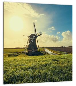 Obraz - Větrný mlýn (30x30 cm)
