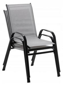 Set židlí Stela 55 x 70 x 92 cm, 2 ks, 2 ks, šedá