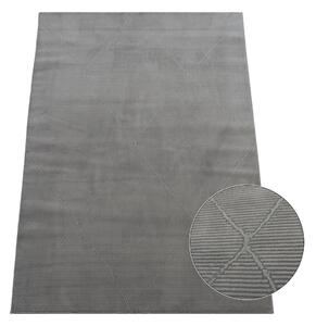 BE Koberec Zurich 1903 GREY - šedý obdélníkový Rozměr: 60x100 cm