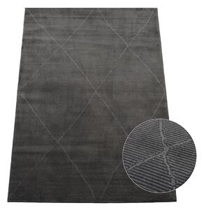 BE Koberec Zurich 1903 DARK GREY - šedý obdélníkový Rozměr: 140x190 cm