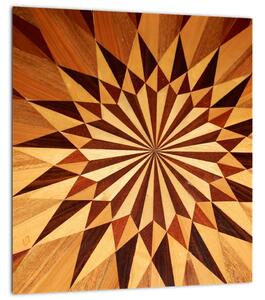 Obraz - Dřevěná koláž (30x30 cm)