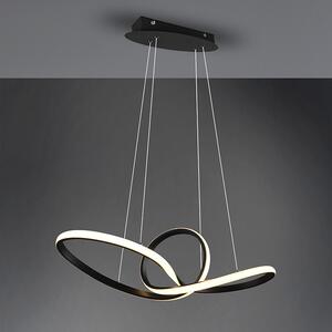 Designové závěsné svítidlo černé včetně LED 3-stupňově stmívatelné - Levi