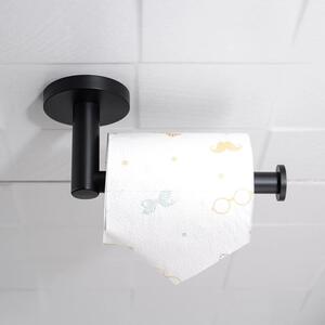 ViaDomo Via Domo - Držák na toaletní papír Intenso - černá - 17,5x5x6,5x7 cm