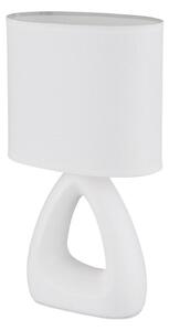 Globo 21731W - Stolní lampa TRIANGLE 1xE14/40W/230V bílá