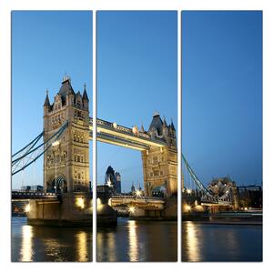 Obraz na plátně - Tower Bridge - čtverec 330B (75x75 cm)