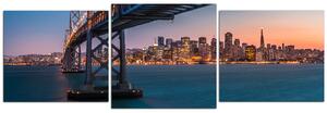 Obraz na plátně - San Francisco - panoráma 5923D (90x30 cm)