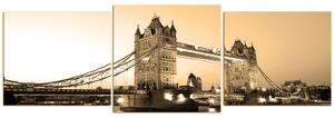 Obraz na plátně - Tower Bridge - panoráma 530FD (150x50 cm)