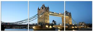 Obraz na plátně - Tower Bridge - panoráma 530C (90x30 cm)