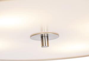 Venkovská stropní lampa béžová 50 cm - buben