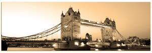 Obraz na plátně - Tower Bridge - panoráma 530FA (120x45 cm)