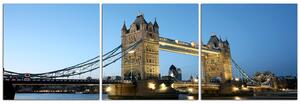 Obraz na plátně - Tower Bridge - panoráma 530B (90x30 cm)