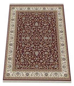 BE Koberec Anatolia Silk 66524 RED - červený obdélníkový Rozměr: 80x150 cm