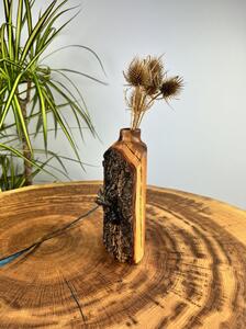 Dřevěná váza 19 cm Ziyad