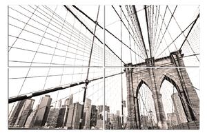 Obraz na plátně - Manhattan Bridge 1925D (90x60 cm)