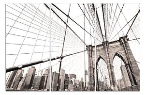 Obraz na plátně - Manhattan Bridge 1925B (105x70 cm)